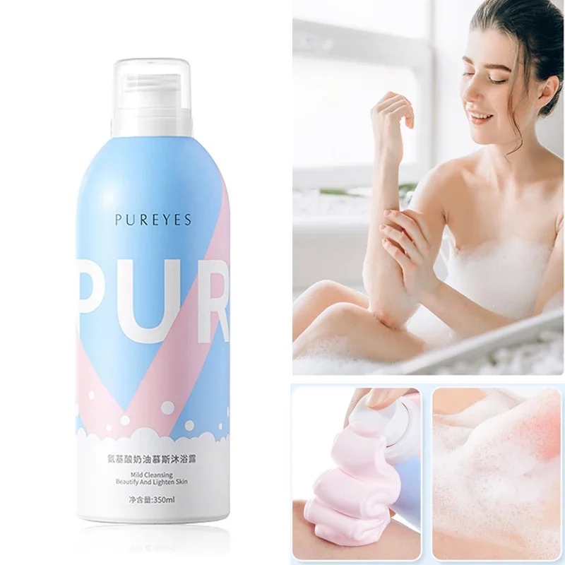 350Ml-Gel-Mandi-Mousse-Asam-Amino-Pelembap-Menyegarkan